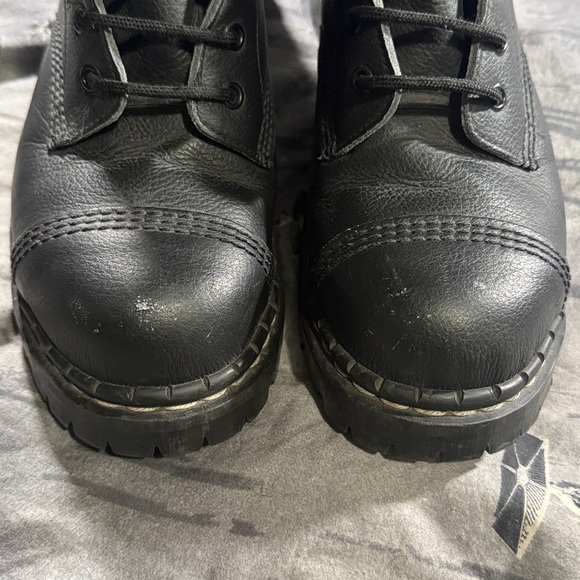 GRIPFAST 10 EYE STEEL TOE MADE IN ENGLAND LEATHER BOOTS SZ UK 7 MENS 8 LADIES 9 - Picture 3 of 11